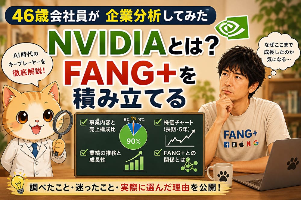 NVIDIAとは？FANG＋を積み立てる46歳会社員が企業分析してみた