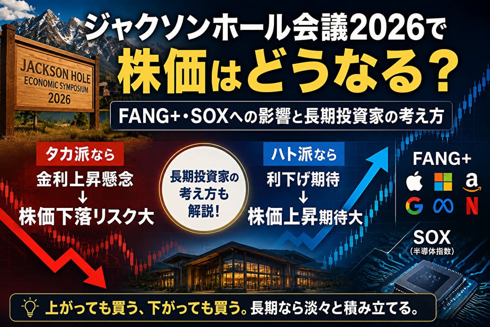 ジャクソンホール会議2026とFANG+・SOXへの影響